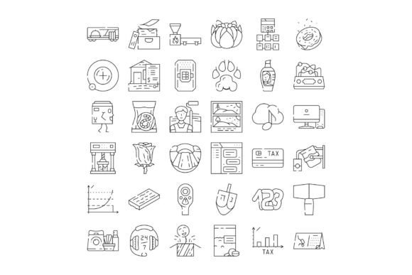 Diverse Line Art Icons Creating a Large Impact in Modern Design Strategy