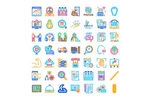 Diverse Web Design and App Symbols Collection: A Practical Guide for Digital Designers