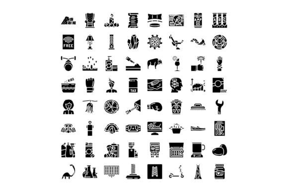 Exploring the Diverse Black Glyph UI Icon Set: A Comprehensive Guide to Modern Design Elements