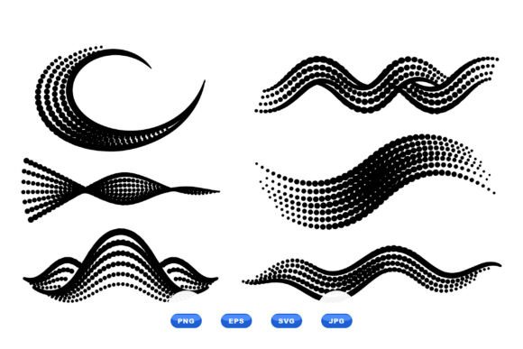 Halftone Wave Vector Elements: Strategic Design Tools for Modern Visual Communication
