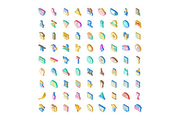 Isometric Collection of Diverse Concepts: A Practical Visual Resource for Modern Design Projects