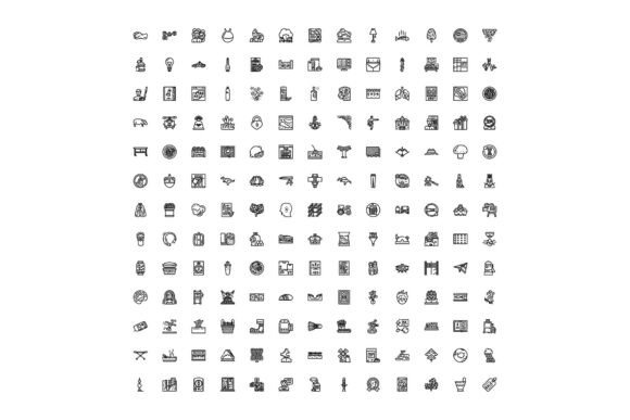 Minimal Outline Vector Icons: Enhancing UI Design with Scalable Line Symbols