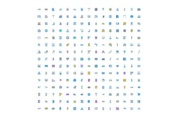 Universal Collection of Outline Icons Il: Your Design Companion